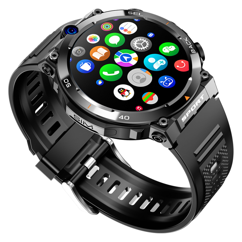 signature smart watch Phone Smart Watch 1.39 Inch Screen Gravitysensor 900mAh Support BT 4G Android 8.1 Smart Watch With GPS